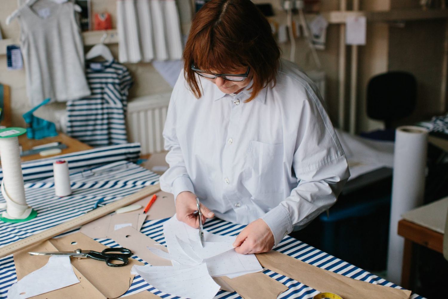 The master pattern cutter, Leicester, 2017